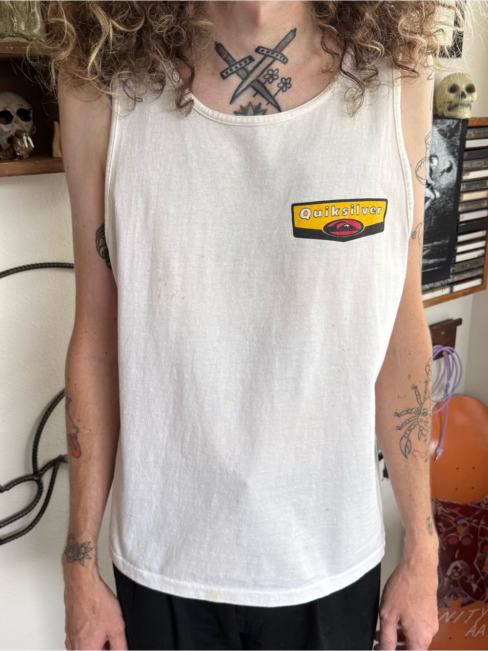 Vintage 80s Quicksilver Tank Top ~ Size Medium